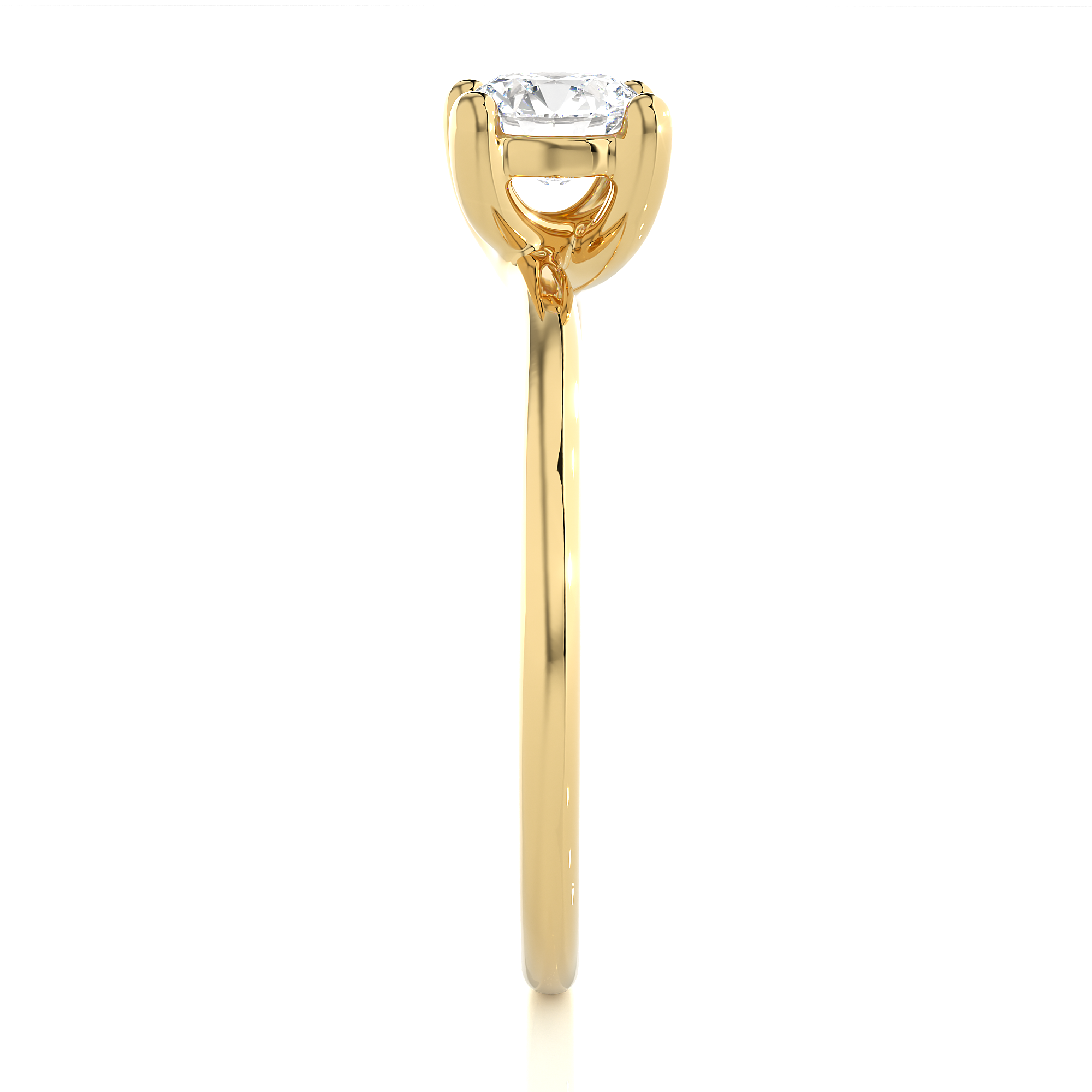 0.53 Carat G Color VS1 Clarity Diamond Studded Natural Diamond Ring.